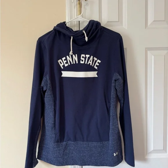 Penn State Navy Blue Hoodie Under Armour - Picture 1 of 8